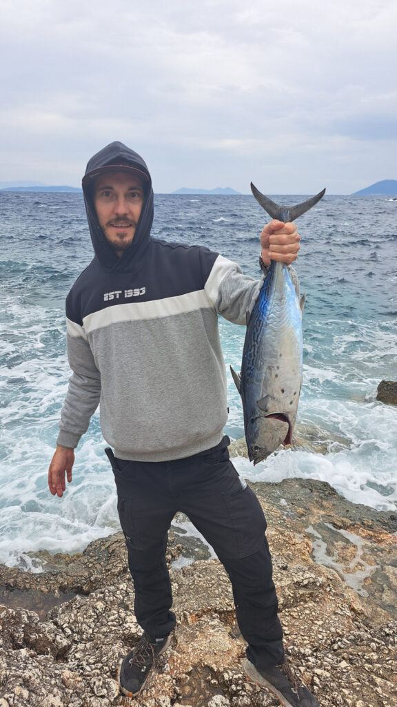 Kai with little tunny